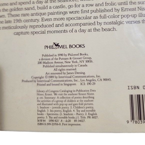 Set of 3 Ernest Nister Pop Up & Moving Books - Picture 12 of 12